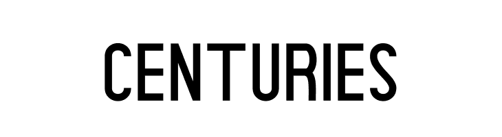 centuries  Frei Schriftart Herunterladen