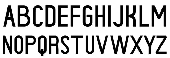 centuries Schriftart Kleinbuchstaben