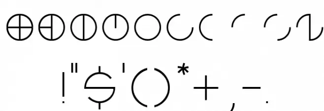 cerclip Font OTHER CHARS