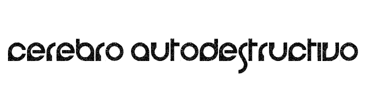 cerebro autodestructivo Font