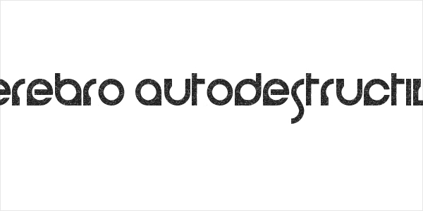 cerebro autodestructivo Logo