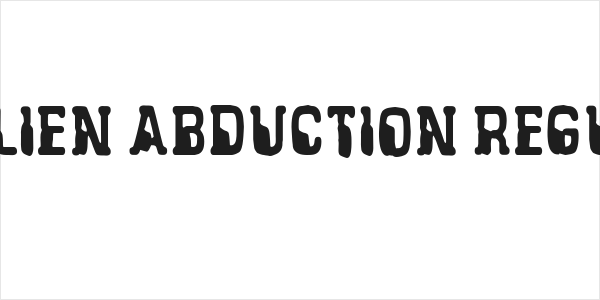 CF Alien Abduction Regular Logo