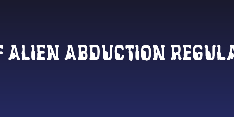 CF Alien Abduction Regular Social Header