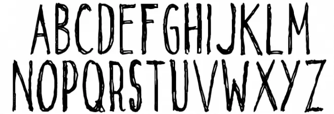 CF Alone on the Earth DEMO Regular Fonte MAIÚSCULAS