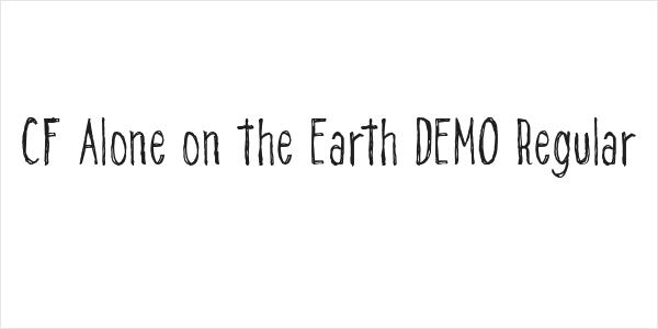 CF Alone on the Earth DEMO Regular Logo