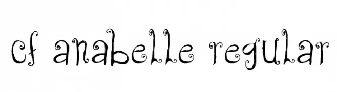 CF Anabelle Regular  免费字体下载