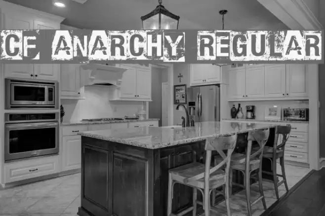 CF Anarchy Regular Font examples
