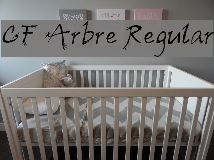 CF Arbre Regular Font examples