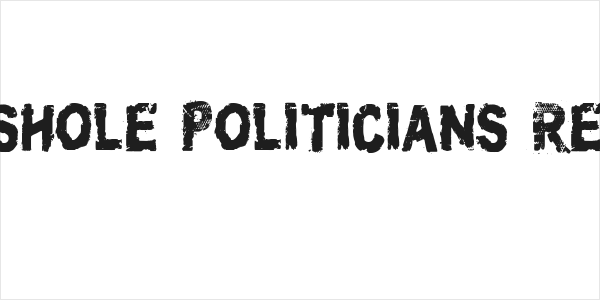 CF Asshole Politicians Regular Logo