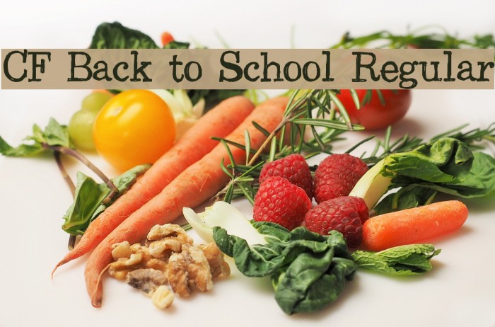 CF Back to School Regular Font examples