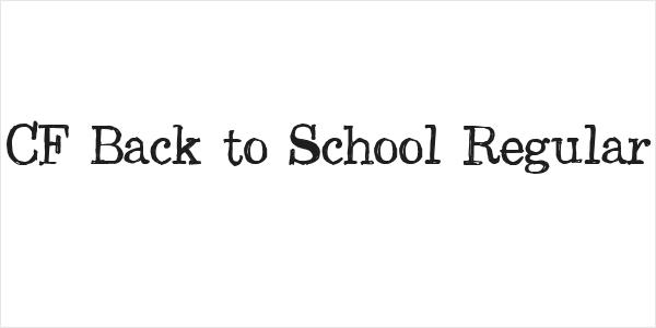 CF Back to School Regular Logo