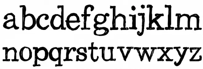 CF Back to School Regular Schriftart Kleinbuchstaben