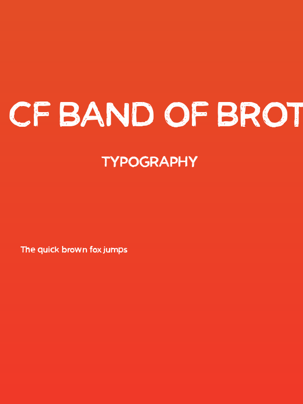 CF Band of Brothers PERSONAL Regular Poster