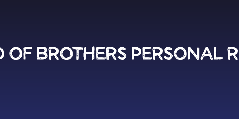 CF Band of Brothers PERSONAL Regular Social Header