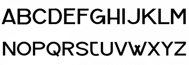 CF Baron Rouge Normal フォント 大文字