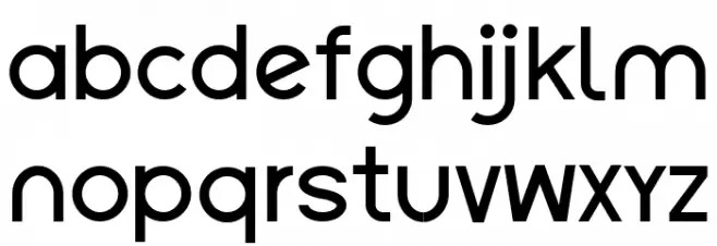 CF Baron Rouge Normal Font LOWERCASE