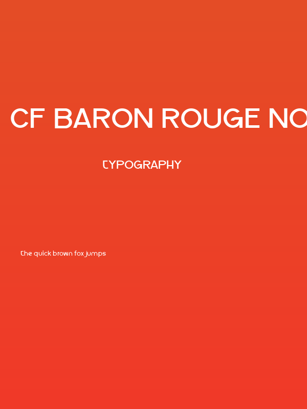 CF Baron Rouge Normal Poster