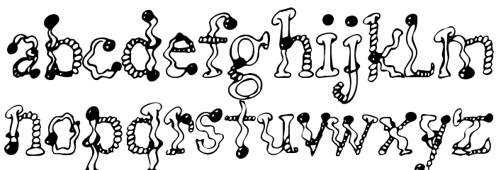 CF Billabong Regular Font LOWERCASE