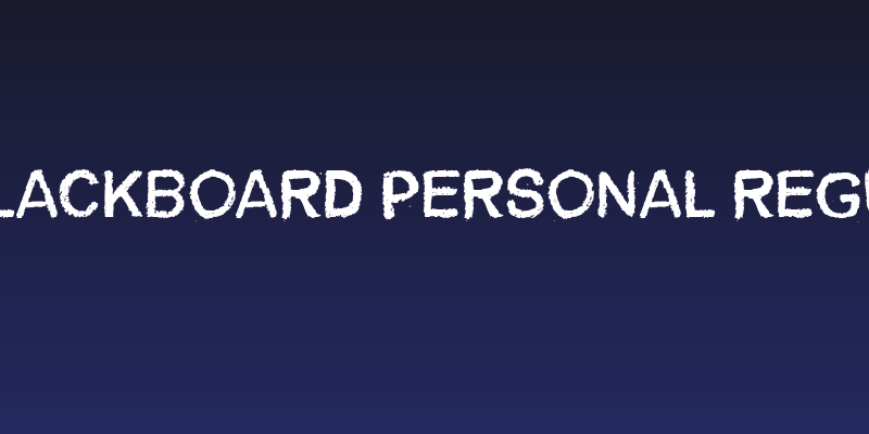 CF Blackboard Personal Regular Social Header