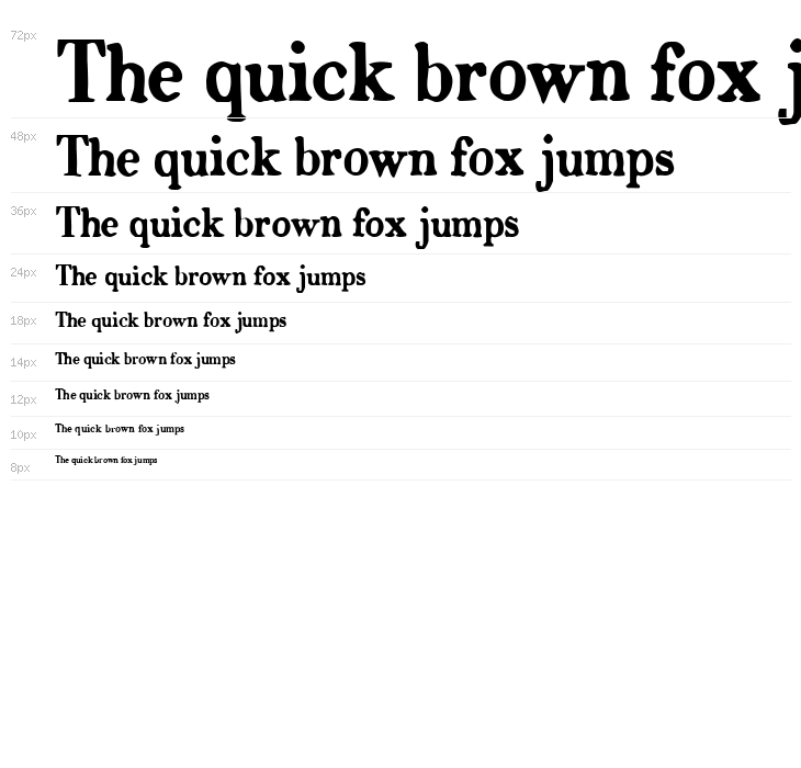 CF Bonaparte Regular Waterfall