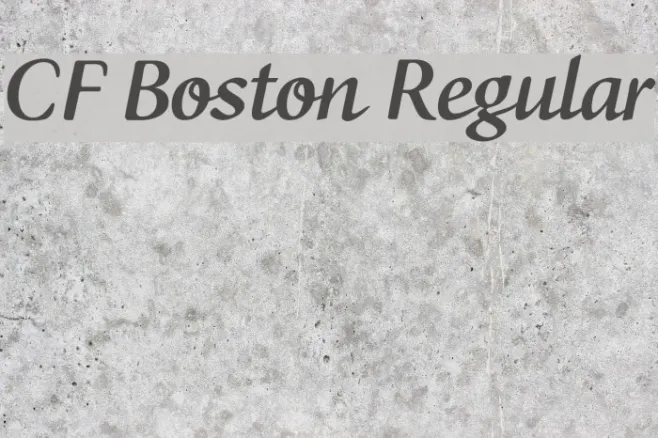 CF Boston Regular Example 2