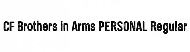 CF Brothers in Arms PERSONAL Regular  Fuentes Gratis Descargar