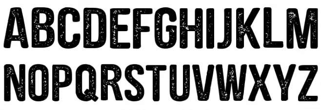 CF Brothers in Arms PERSONAL Regular Schriftart Groß