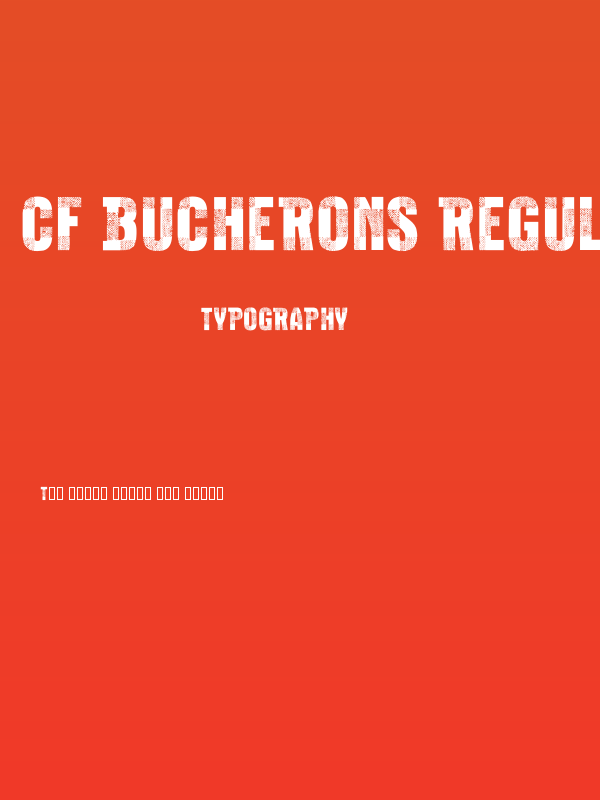 CF Bucherons Regular Poster
