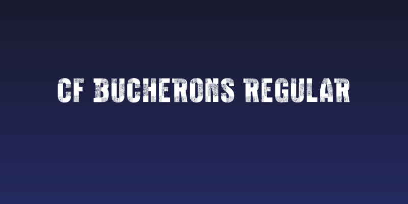 CF Bucherons Regular Social Header