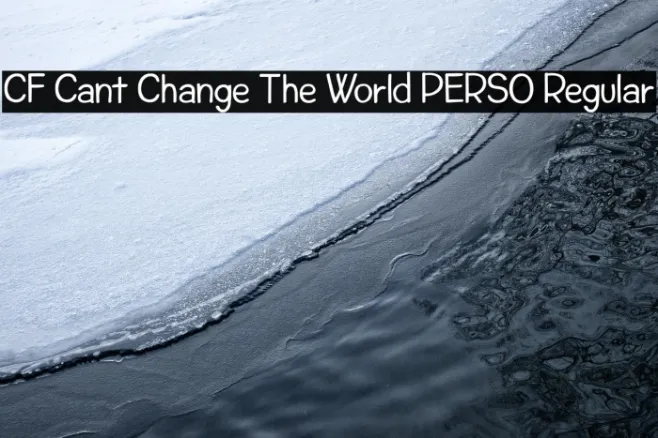 CF Cant Change The World PERSO Regular Example 3
