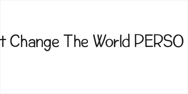 CF Cant Change The World PERSO Regular Logo