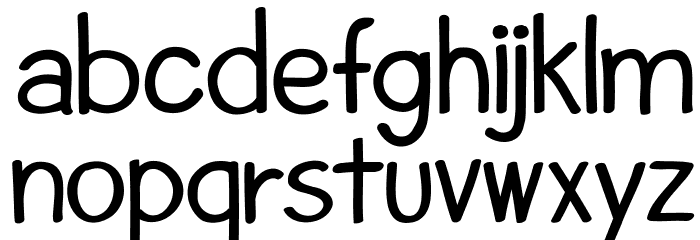 CF Cant Change The World PERSO Regular Font LOWERCASE