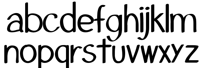 CF Cant Change The World Regular Font LOWERCASE