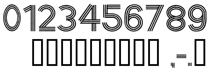 CF Ceinture Flechee Regular Font OTHER CHARS