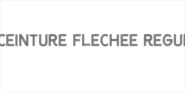CF Ceinture Flechee Regular Logo