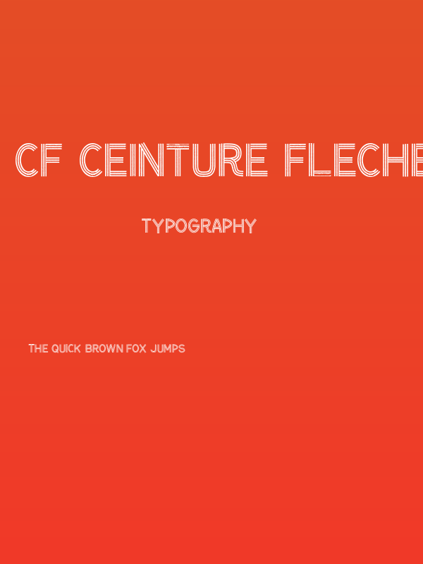 CF Ceinture Flechee Regular Poster