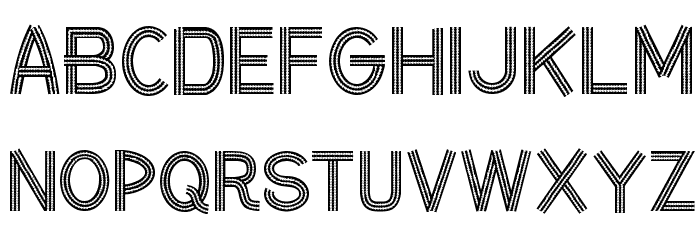 CF Ceinture Flechee Regular Font LOWERCASE