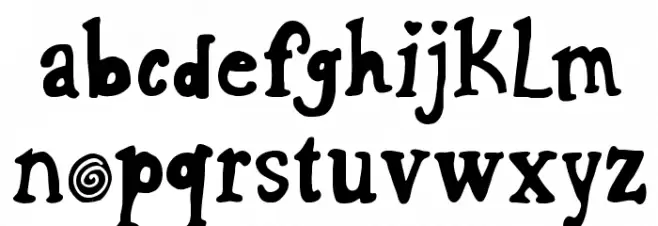 CF Charlie Regular 字体 大写
