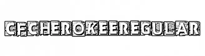 CF Cherokee Regular  les polices de caractères gratuit tlcharger