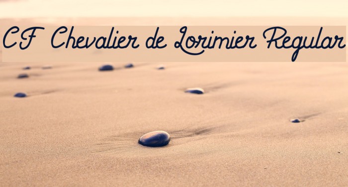 CF Chevalier de Lorimier Regular Example 1