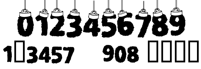 CF Christmas Letters Font OTHER CHARS