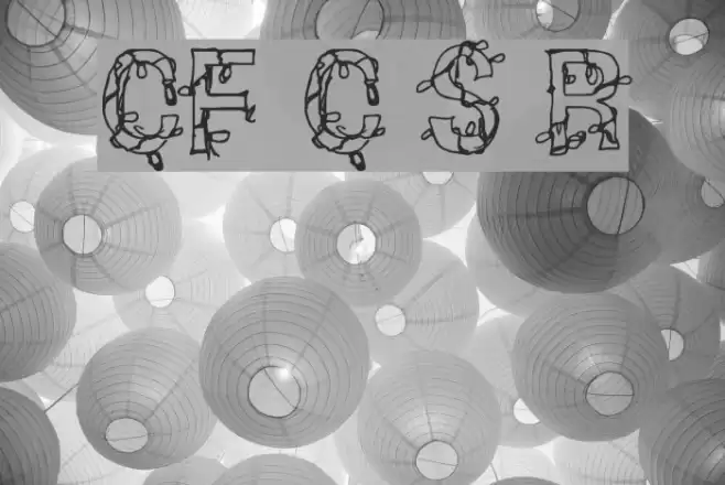 CF Christmas Shit Regular Schriftart examples