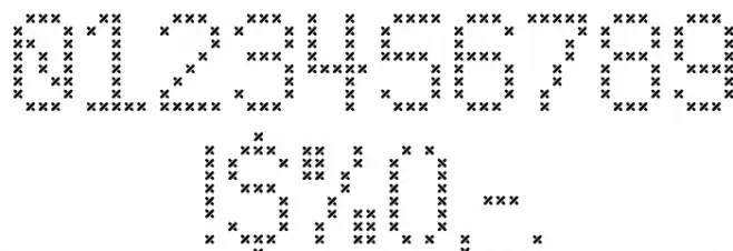 CF Christmas Stitch Font OTHER CHARS