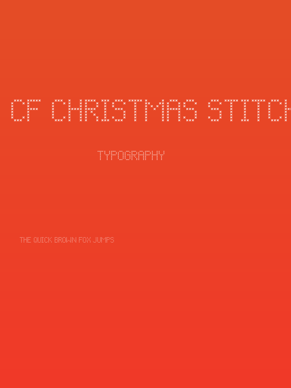 CF Christmas Stitch Poster