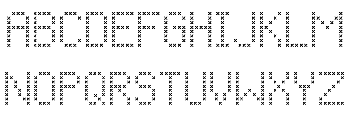 CF Christmas Stitch Font LOWERCASE