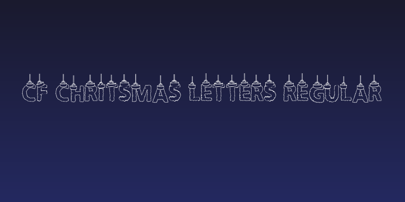 CF Chritsmas Letters Regular Social Header