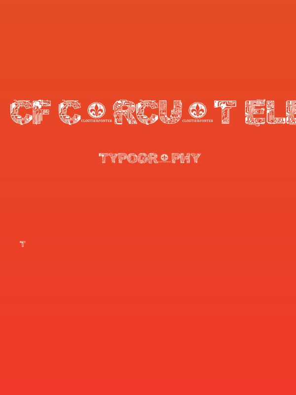 CF Circuit Electrique Regular Poster