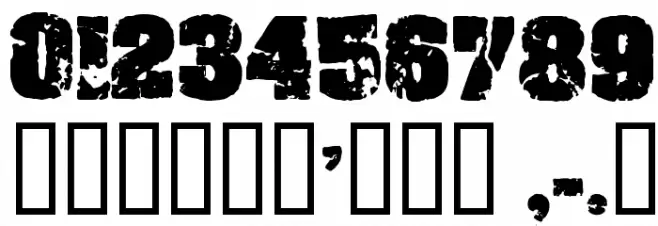 CF Crack and Bold Regular Font OTHER CHARS