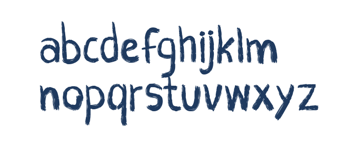 CF Crayons Regular Lowercase