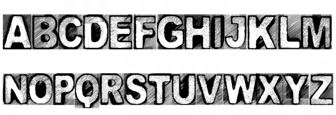CF Creature of Darkness Regular Шрифта ВЕРХНИЙ